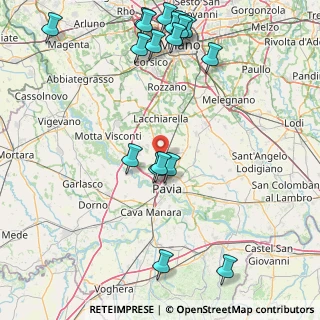 Mappa Via Eduardo de Filippo, 27010 Borgarello PV, Italia (21.10833)
