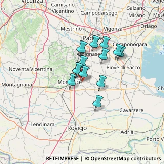 Mappa 35020 San Pietro Viminario PD, Italia (9.41846)