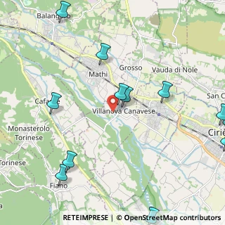 Mappa Via Stura, 10070 Villanova Canavese TO, Italia (3.135)