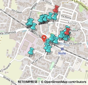 Mappa Via Martiri della Libertà, 10076 Nole TO, Italia (0.18)