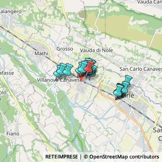 Mappa Via Martiri della Libertà, 10076 Nole TO, Italia (1.0225)