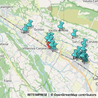 Mappa Via Martiri della Libertà, 10076 Nole TO, Italia (2.121)