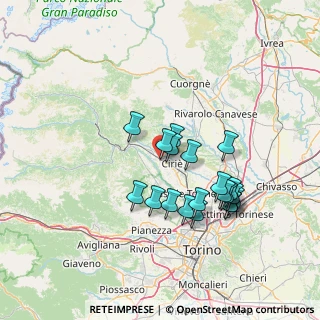 Mappa Via Martiri della Libertà, 10076 Nole TO, Italia (12.93)