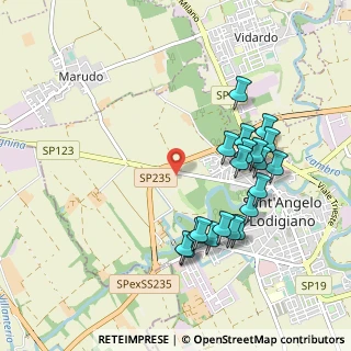 Mappa Via F. Cazzulani, 26866 Sant'Angelo Lodigiano LO, Italia (0.99)