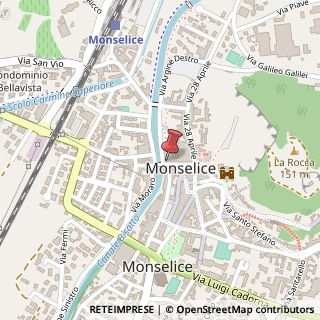 Mappa Via Dante, 8, 35043 Monselice, Padova (Veneto)