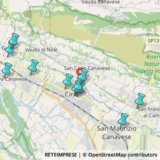 Mappa Strada Nuova di Spinerano, 10070 San Carlo Canavese TO, Italia (2.49167)