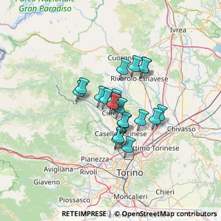 Mappa Strada Nuova di Spinerano, 10070 San Carlo Canavese TO, Italia (8.9405)