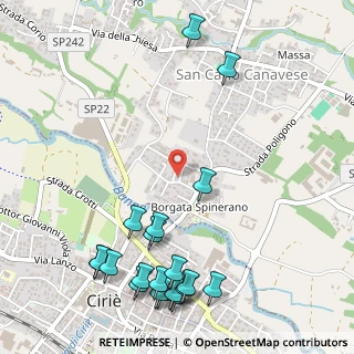Mappa Strada Nuova di Spinerano, 10070 San Carlo Canavese TO, Italia (0.7055)