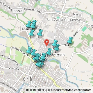 Mappa Strada Nuova di Spinerano, 10070 San Carlo Canavese TO, Italia (0.4375)