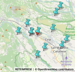 Mappa Via Genova, 10076 Nole TO, Italia (3.81583)