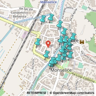 Mappa Via Puccini, 35043 Monselice PD, Italia (0.2095)