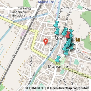 Mappa Via Puccini, 35043 Monselice PD, Italia (0.255)