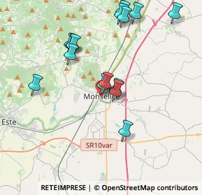 Mappa Via Giacomo Zanellato, 35043 Monselice PD, Italia (3.892)