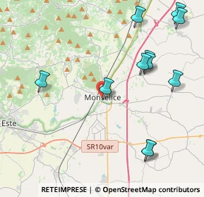 Mappa Via Giacomo Zanellato, 35043 Monselice PD, Italia (4.95091)