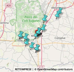 Mappa Via Giacomo Zanellato, 35043 Monselice PD, Italia (5.12)