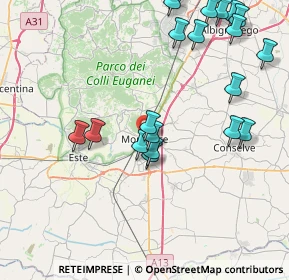 Mappa Via Giacomo Zanellato, 35043 Monselice PD, Italia (9.3895)