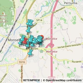Mappa Via Arzerdimezzo, 35043 Monselice PD, Italia (0.7085)