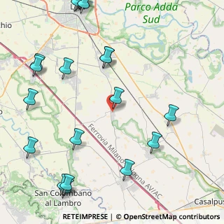 Mappa Via Roma, 26816 Ossago Lodigiano LO, Italia (6.0335)