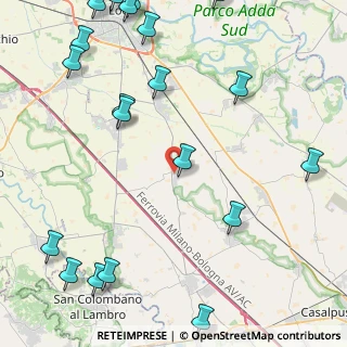 Mappa Via Roma, 26816 Ossago Lodigiano LO, Italia (6.3425)