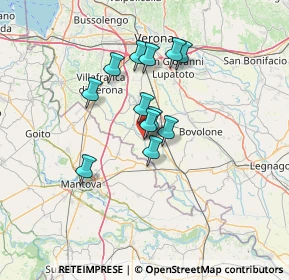 Mappa Via O. Galeazzi, 37060 Erbè VR, Italia (10.07833)