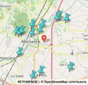 Mappa Via Rialto, 35043 Monselice PD, Italia (2.25286)