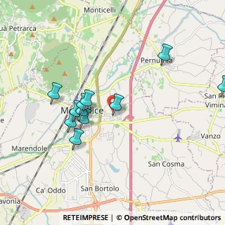 Mappa Via Rialto, 35043 Monselice PD, Italia (1.80909)
