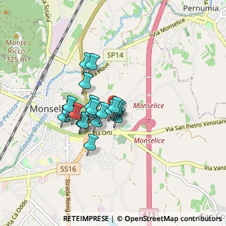 Mappa Via Rialto, 35043 Monselice PD, Italia (0.5925)