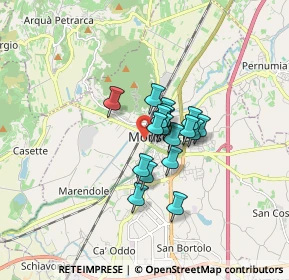 Mappa Via Giuseppe Verdi, 35043 Monselice PD, Italia (0.98222)