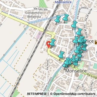 Mappa Via Giuseppe Verdi, 35043 Monselice PD, Italia (0.304)