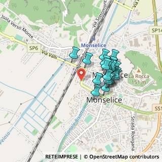Mappa Via Giuseppe Verdi, 35043 Monselice PD, Italia (0.349)