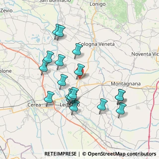 Mappa Piazza IV Novembre, 37046 Minerbe VR, Italia (7.36111)