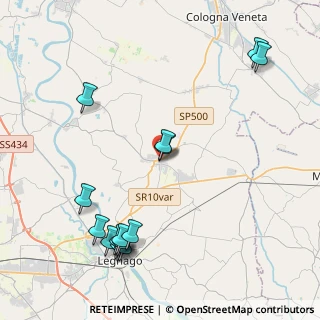 Mappa Piazza 4 Novembre, 37046 Minerbe VR, Italia (5.07933)
