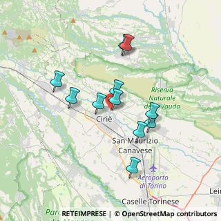 Mappa SP 21, 10070 San Carlo Canavese TO, Italia (3.08455)