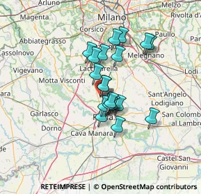 Mappa Viale Cristoforo Colombo, 27010 Borgarello PV, Italia (9.608)