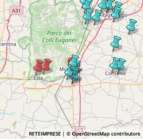 Mappa Via Cesare Battisti, 35043 Monselice PD, Italia (9.2265)