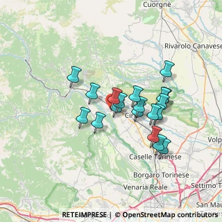Mappa Via Villanova, 10070 Villanova Canavese TO, Italia (5.74)