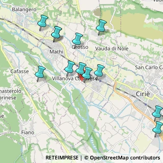 Mappa Via Villanova, 10070 Villanova Canavese TO, Italia (2.2025)