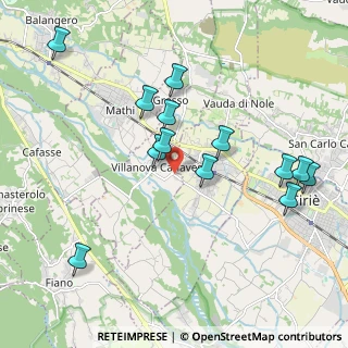 Mappa Via Villanova, 10070 Villanova Canavese TO, Italia (2.06462)