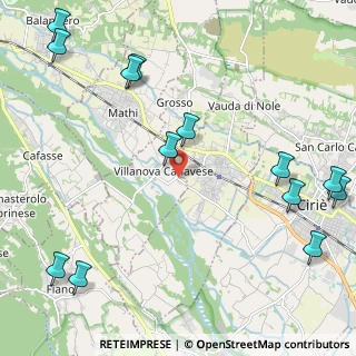 Mappa Via Villanova, 10070 Villanova Canavese TO, Italia (2.99462)