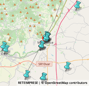 Mappa Piazza XX Settembre, 35043 Monselice PD, Italia (3.73533)