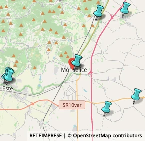 Mappa Piazza XX Settembre, 35043 Monselice PD, Italia (5.86917)