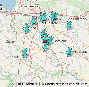 Mappa Via Casottino, 37060 Erbè VR, Italia (11.42429)