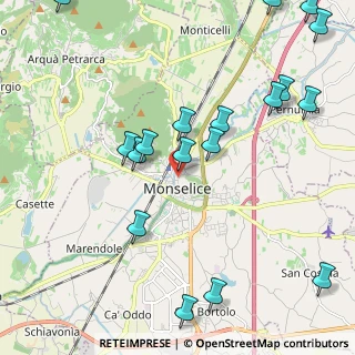 Mappa Via XI Febbraio, 35043 Monselice PD, Italia (2.655)