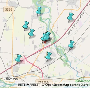 Mappa Via XX Settembre, 10030 Rondissone TO, Italia (2.94727)