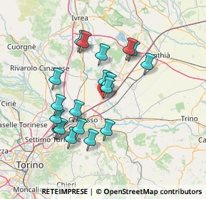 Mappa Via XX Settembre, 10030 Rondissone TO, Italia (13.02)