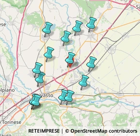 Mappa Via XX Settembre, 10030 Rondissone TO, Italia (7.76133)