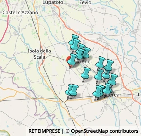 Mappa Via G. Pascoli, 37056 Salizzole VR, Italia (6.098)