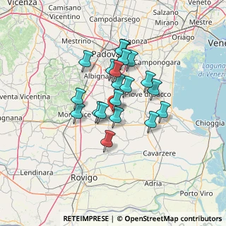 Mappa Via Cabasadonne, 35020 Terrassa Padovana PD, Italia (10.309)