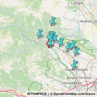 Mappa Via Dottor Milone, 10070 Cafasse TO, Italia (5.26083)