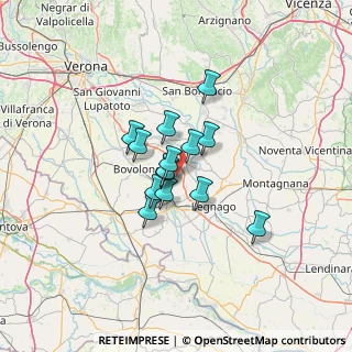 Mappa 37050 San Pietro di Morubio VR, Italia (8.28429)